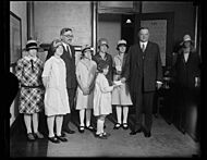 Herbert Hoover and group of children LCCN2016888419