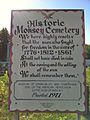 Historic Monsey Cemetery Sign