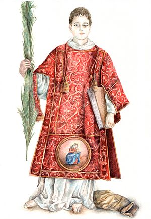 Icona Caesarius Diaconus, San Cesario diacono e martire