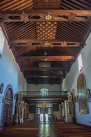Interior del ex convento de San Francisco, ciudad de Tlaxcala