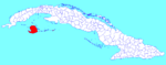 Isla de la Juventud (Cuban municipal map)