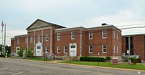 The Jefferson County Courthouse in Hillsboro