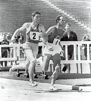 John Landy and Jim Bailey 1956