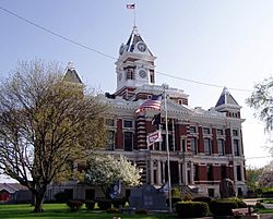 Johnson County courthouse in Franklin