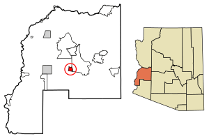Location of Brenda in La Paz County, Arizona