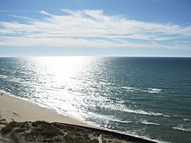 Lake Michigan from Big Sable Point lighthouse