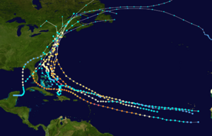 Landfalling New York hurricanes
