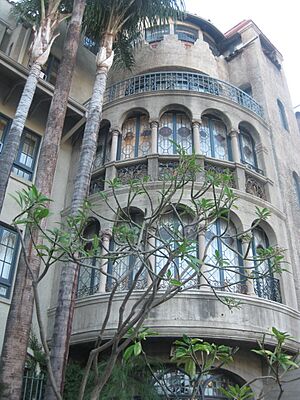 Leaded glass mission inn