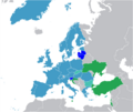 Location ESA member countries