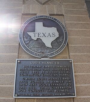 Louis Henne Co., New Braunfels, Texas Historical Marker (8025455618)