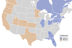 Major League Soccer club locations 2019
