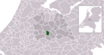 Location of Nieuwegein