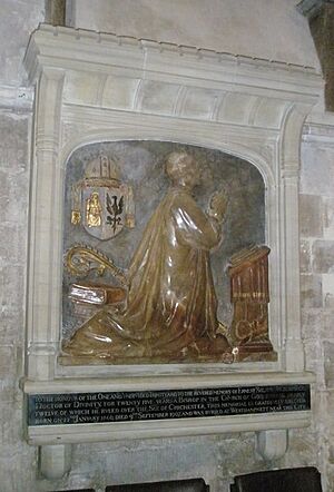 Memorial to a former bishop of the diocese in Chichester Cathedral - geograph.org.uk - 1140432