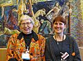 NKF Presidents Torild Skard and Margunn Bjørnholt, Palais des Nations, Geneva, 2014