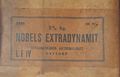 Nobels Extradynamit label