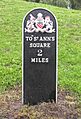 Old Milepost by the A662, Ashton New Road, Beswick (geograph 6069291)