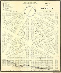 Old map 1807 plan