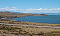 Panorámica del Lago Argentino, desde la ciudad de El Calafate