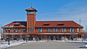 Pere Marquette Railroad Depot Bay City MI Station