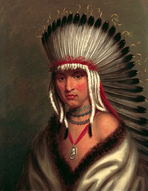 Petalesharro - Generous Chief - by Charles Bird King, c1822