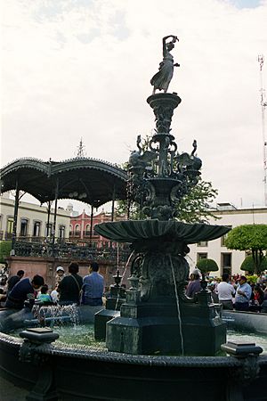 Queretaro Zocalo Fountain