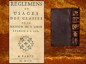 Règlement a l'usage de Saint-Louis de Saint-Cyr