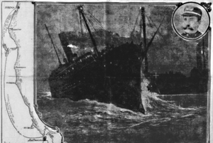 SS Columbia Sinking