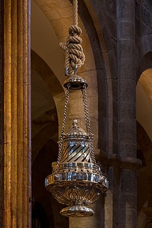 Santiago Compostela Cathedral 2023 - the botafumeiro