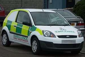 Scottish Ambulance Service First Responder vehicle