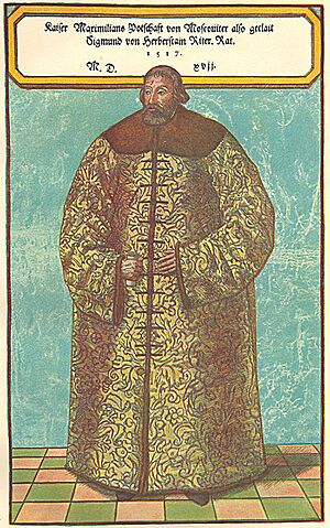 Sigismund von Herberstein in russian dress1