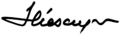 Signature of Ion Iliescu