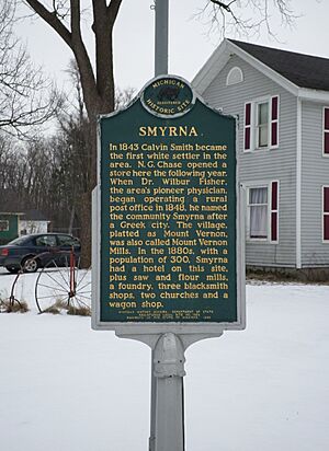 Smyrna MI sign