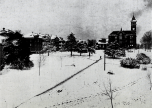 Snow at Clemson College (Taps 1914)