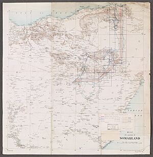 Somaliland. Anglo-Italian Boundary Commission 1929-1930. Index to Field sheets etc. War Office ledger (WOOS-33-1)