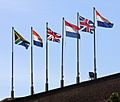 South Africa Cape Town Castle Flags