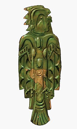 Spiro human headed avian plate HRoe 2012