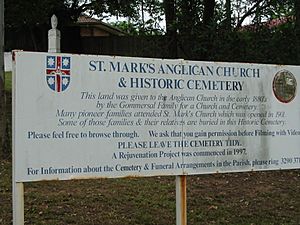 St Mark's Anglican Church, Slacks Creek - sign, 2006