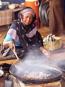 Tepelná úprava jídla (Súdán) 001