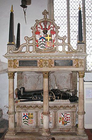The church of SS Peter and Paul - tomb to Sir Thomas Lovell - geograph.org.uk - 1703043