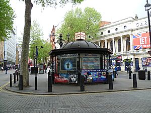 Ticket sales, Charing Cross Road, London