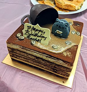 Tiramisu birthday cake - 20200124