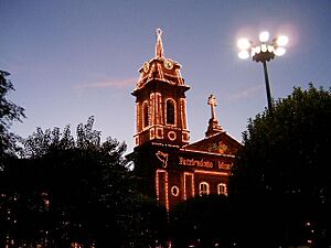 Toural in Guimarães by night