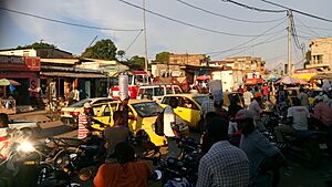 Transport station in kinshasa