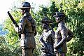 VC Memorial Park Euroa - Statues - Anzac Memorial (Maygar, Tubb, Burton)