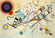 Vassily Kandinsky, 1923 - Composition 8, huile sur toile, 140 cm x 201 cm, Musée Guggenheim, New York