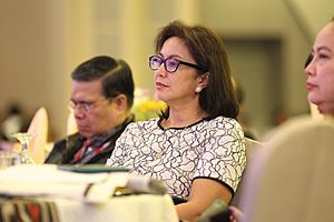 Vice-President and Housing and Urban Development Coordinating Council Chairperson Maria Leonor Robredo