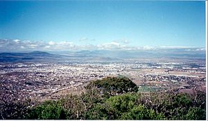 Partial view of San Juan del Río (taken from "Cerro Gordo" hill).