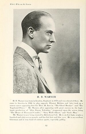 WP HB Warner 1920