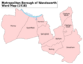 Wandsworth Met. B Ward Map 1916
