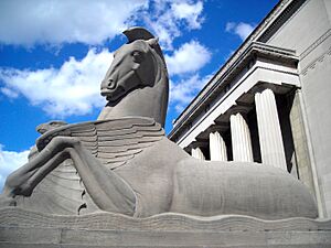 War memorial horse & eagle